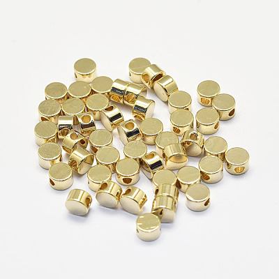 Long-Lasting Plated Brass Beads KK-K193-060G-NF-1
