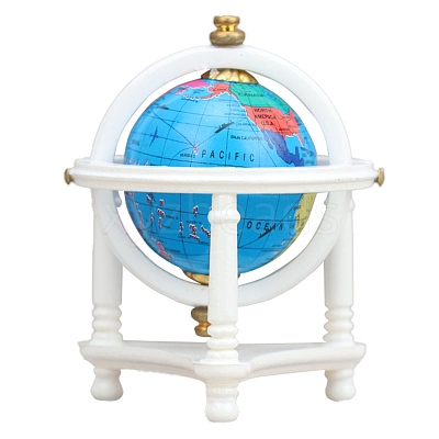 Plastic Tripod Vertical Globe Miniature Ornaments PW-WGAAB9D-03-1