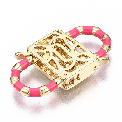 Brass Clasps KK-S362-003-NR-1