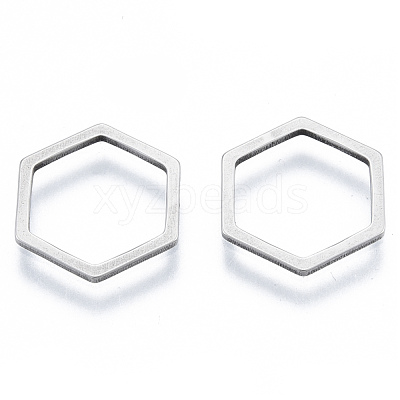 Non-Tarnish 201 Stainless Steel Linking Rings STAS-N090-T03-1-1