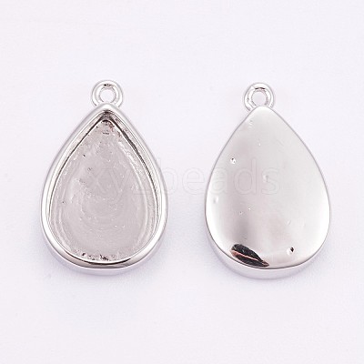 Brass Pendant Cabochon Settings LS-ZIRC-E149-27P-1