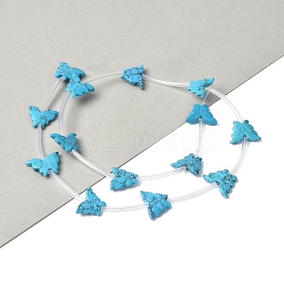 Dyed Synthetic Turquoise Beads Strands G-B136-A04-1