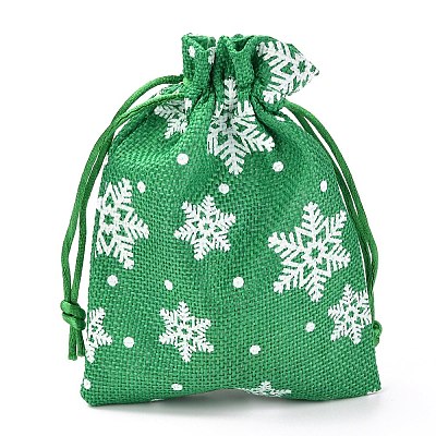 Christmas Themed Burlap Packing Pouches LS-ABAG-L007-01A-01-1