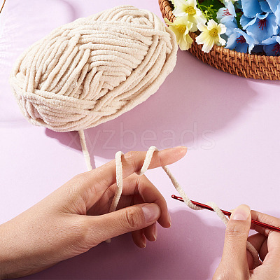 1 Skein Soft Crocheting Yarn WCOR-TADJ0001-01B-1