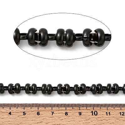 304 Stainless Steel Flat Round Link Chains CHS-K024-14EB-1