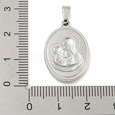 Non-Tarnish 304 Stainless Steel Pendants STAS-B071-02A-20P-1