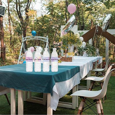 1 Bag Self-Adhesive Plastic Labels Stickers DIY-CN0002-09G-1