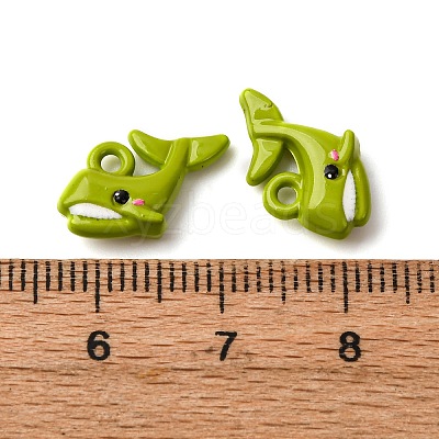 Baking Paint Alloy Pendants FIND-G097-01C-1