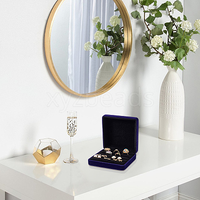 Velvet Jewelry Box VBOX-WH0012-03B-1