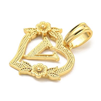 Heart Brass Pendants KK-I714-04G-V-1