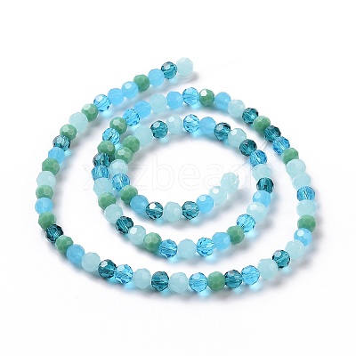 Glass Beads Strands GLAA-E036-09G-1