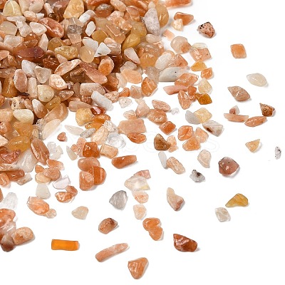 Natural Red Aventurine Chip Beads G-O103-01-1