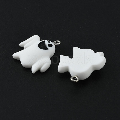 Halloween Themed Opaque Resin Pendants LS-RESI-CJC0006-028C-1
