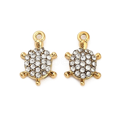 304 Stainless Steel Crystal Rhinestone Pendant STAS-U047-13G-1