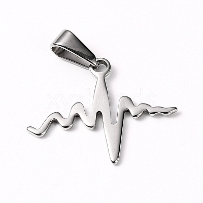 Tarnish Resistant 304 Stainless Steel Pendants STAS-I127-033P-1