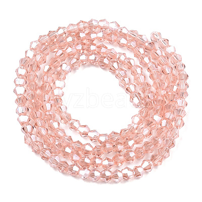 Transparent Glass Beads Strands EGLA-A039-T4mm-D15-1