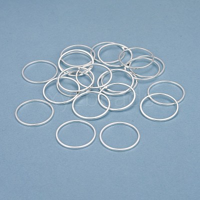 Brass Linking Rings KK-Y003-03G-S-1