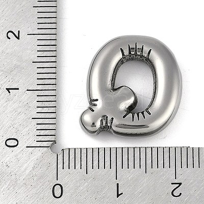 Anti-Tarnish 304 Stainless Steel Pendants STAS-K256-25Q-P-1