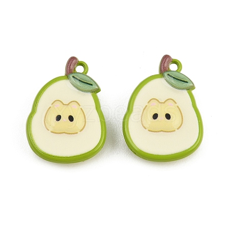 Baking Paint Zinc Alloy Pendants LS-AL-CBA032C-01B-1