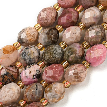 Natural Rhodonite Beads Strands G-N342-49-1