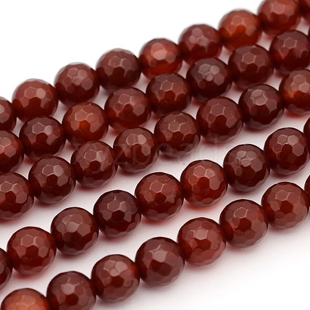 Carnelian Beads Strands GSF8mmC060-1