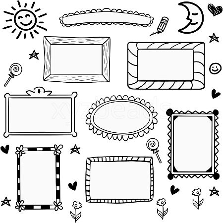 2Pcs PVC Wall Stickers DIY-WH0228-362-1