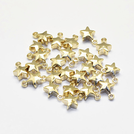 Long-Lasting Plated Brass Charms KK-K193-007G-NF-1