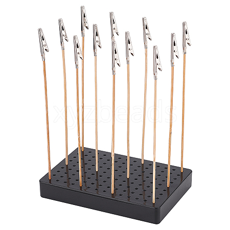 AHADEMAKER 20Pcs Bamboo Alligator Clip Sticks TOOL-GA0001-67-1