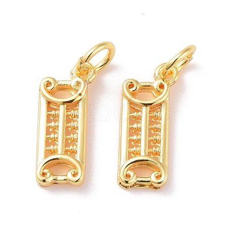 Brass Charms KK-G418-25G-1