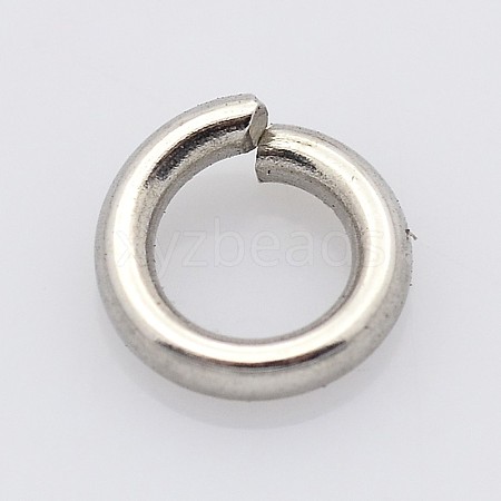 Tarnish Resistant 304 Stainless Steel Open Jump Rings STAS-E067-11-9mm-1