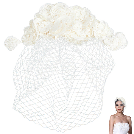 Mesh Veil Hair Bands OHAR-WH20816-004P-1