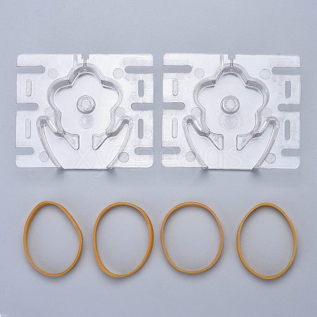 Flower Plastic Candle Molds LS-DIY-I035-12-1