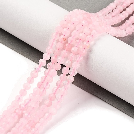 Natural Rose Quartz Beads Strands G-F770-C06-04-1