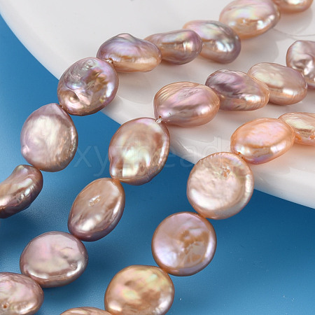 Natural Keshi Pearl Beads Strands PEAR-S018-02B-1
