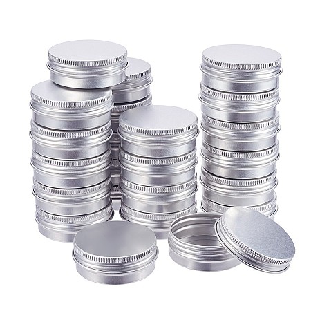BENECREAT 30ml Round Aluminium Tin Cans CON-BC0005-13-1