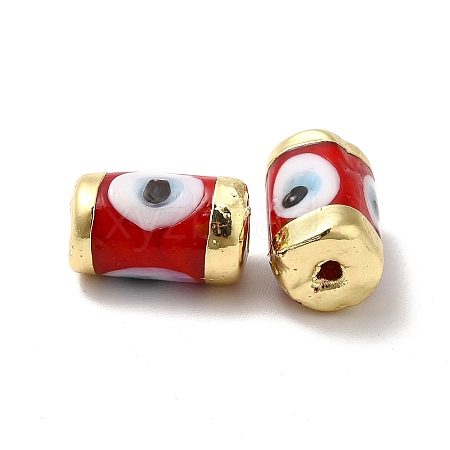 Handmade Evil Eye Lampwork Beads LAMP-M012-01LG-E-1