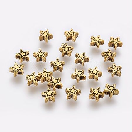 Tibetan Style Alloy Beads LS-TIBEB-01-AG-NR-1