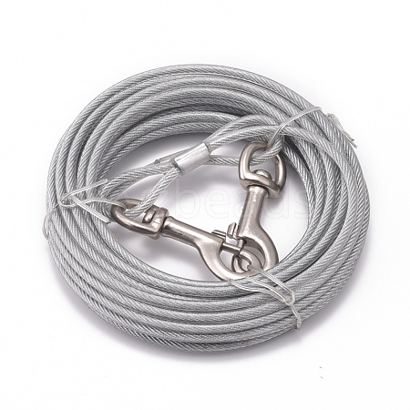 Dog Tie Out Cable AJEW-WH0016-80P-1