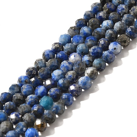 Natural Lapis Lazuli Beads Strands G-Z035-A01-02C-1