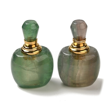 Natural Fluorite Dropper Perfume Bottles DJEW-H010-05G-03-1