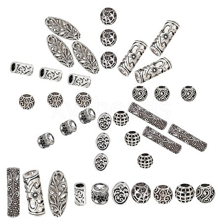 SUNNYCLUE Tibetan Style Hollow Alloy Beads PALLOY-SC0003-23AS-1