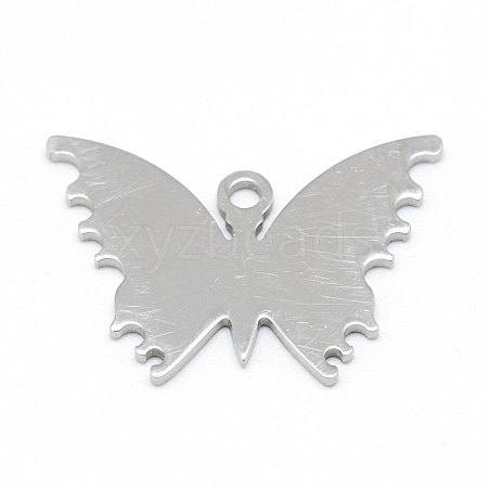 Non-Tarnish 201 Stainless Steel Stamping Blank Tag Pendants STAS-T008-003-01-1
