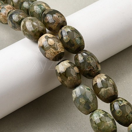 Tibetan Style dZi Beads Strands G-S389-A02-1