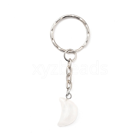 Natural Quartz Crystal Keychain KEYC-JKC00225-01-1