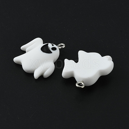 Halloween Themed Opaque Resin Pendants LS-RESI-CJC0006-028C-1