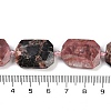 Natural Rhodonite Beads Strands G-B125-P01-01-4