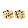 Rack Plating Brass Cubic Zirconia Beads KK-M232-01G-D-5