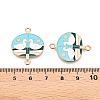 Alloy Enamel Pendants PALLOY-N176-29D-RS-3