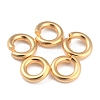 Rack Plating Brass Jump Rings KK-O139-18K-G-1