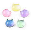 Transparent Epoxy Resin Cabochons X-CRES-T024-03-1